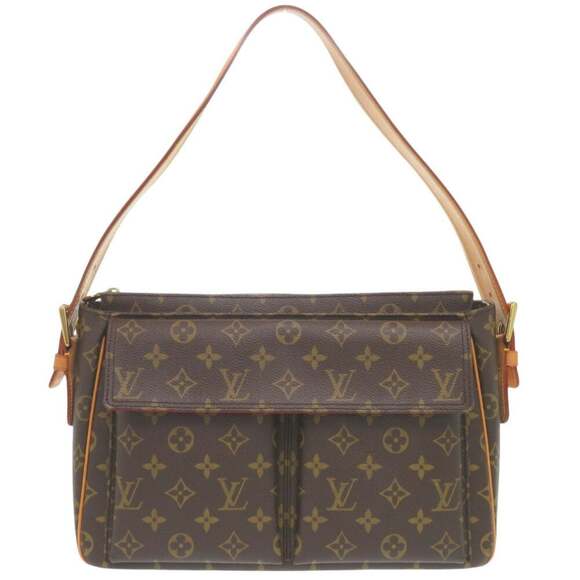 LOUIS VUITTON Authentic Brown Monogram Shoulder Bag - Picture 2 of 9